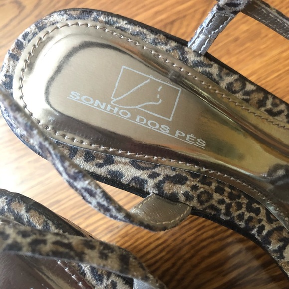 Sonho dos Pés Cheetah Platform Sandals - Picture 12 of 16